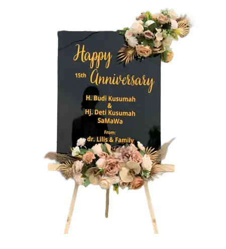 Papan Bunga Akrilik Wegil